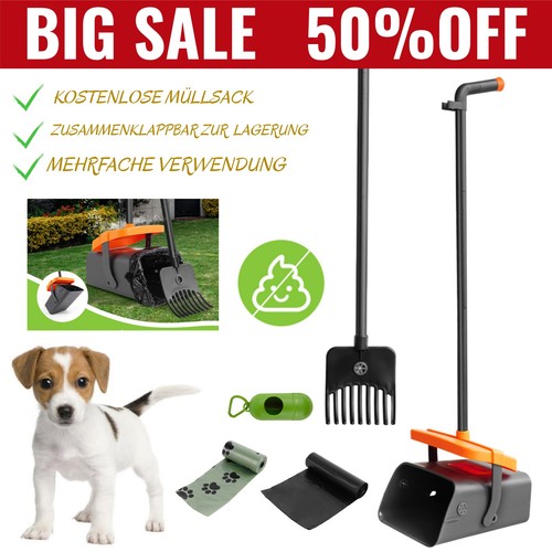 Hundekotschaufel und harke set - hundekotschaufel,