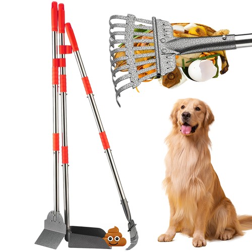 Hundekotschaufel edelstahl set - hundekotschaufel,